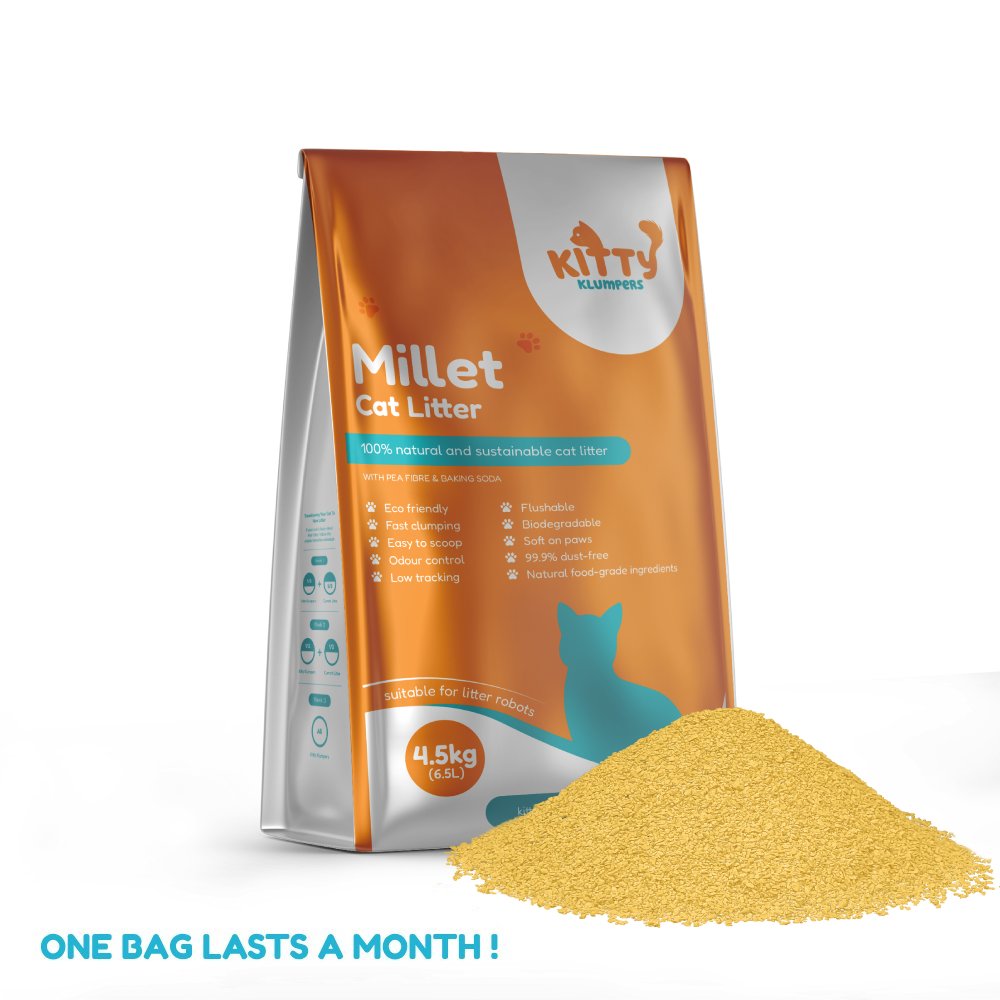 Millet cat litter 1 month